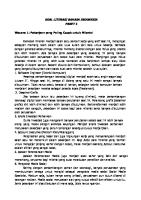 Soal Literasi Bahasa Indonesia - PAKET 1 PDF