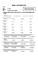 Soal Matematika Kelas 3 SD Bab 3 Perkalian Dan Pembagian [PDF]