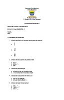 Soal Matematika Kelas 5 Semester 2 Ulangan Harian Ke-1 [PDF]