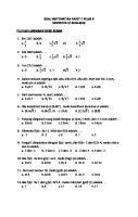 Soal Matematika Paket C Kelas X [PDF]