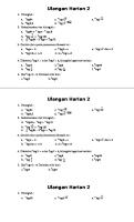 Soal Matematika SMA - Ulangan Harian Logaritma