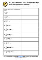 Soal Notasi Sigma [PDF]