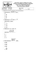 Soal Pas Matematika Kelas 9 2020 - 2021