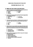 Soal Pat Ekonomi Kelas 11 KTSP [PDF]