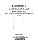 SOAL Penerimaan, Penyimpanan, Dan Penyaluran Sarpras