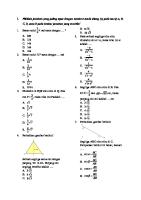 Soal Perbandingan Trigonometri