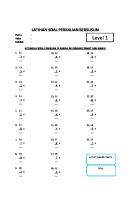 Soal Perkalian Bersusun Level 1