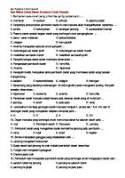 Soal Pilihan Ganda Sistem Peredaran Darah Manusia