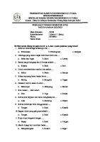 Soal Pjok Kelas 1 [PDF]