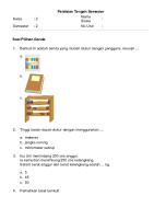 Soal PTS Matematika KLS 2 Semester 2 K13