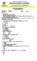 Soal Pts SMP Matematika Kelas Vii Soal