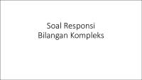 Soal Responsi Bilangan Kompleks