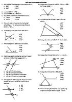 Soal Sudut Dan Garis SMP