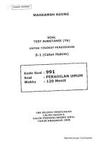 Soal Tes Cakim Tahun 2008 [PDF]