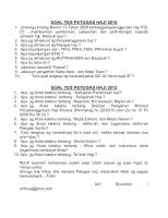 Soal Tes Petugas Haji 2015 [PDF]