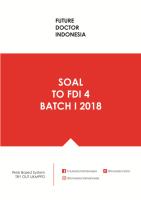 Soal To Fdi 4 Batch I 2018