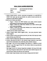 SOAL UAS Akuntansi Sektor Publik [PDF]