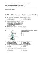 Soal Uas Ganjil Ipa Kelas 5 Semester 1