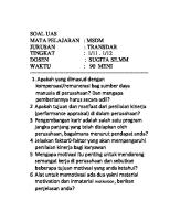 SOAL UAS MSDM 2019 .Transdar