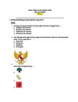 Soal UAS-PAS Kelas 3 Tema 8 - Kamimadrasah