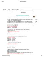 Soal Ujian Prudential [PDF]