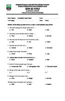 Soal Ulangan Harian Pai Semester 2 Kelas 1 [PDF]