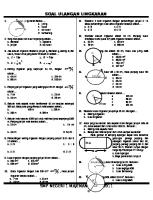 Soal Ulangan Lingkaran Kelas VIII SMP