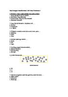 Soal Ulangan Tematik Kelas 1 SD Tema 5 Subtema 1