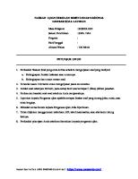 Soal USBN SOSIOLOGI SMA-MA PAKET 3 [PDF]