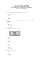 Soal Uts Elektronika Dasar [PDF]