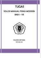 Solusi Manual Fisika Modern Bab I Viipdf [PDF]