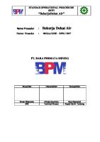 SOP - 001 Bekerja Dekat Air [PDF]