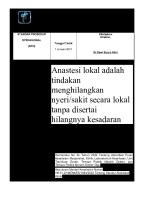 Sop Anestesi Dan Bedah [PDF]