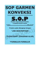 SOP Garmen / SOP Konveksi / Job Desc Garmen / Job Desc Konveksi [PDF]