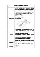 Sop Menghentikan Perdarahan Dan Membilas Lambung [PDF]