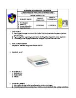 Sop Neraca Analitik Edit KLP IV [PDF]