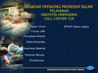 Sop Obstetri Emergensi