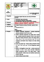 Sop Pemeliharaan Fotometer [PDF]