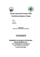 SOP PEmeliharaan Regulator OKSIGEN [PDF]