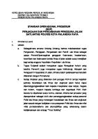 Sop Pengamanan Dan Penyelamatan Pengguna Jalan [PDF]