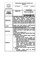 Sop Perencanaan Kebutuhan SDM [PDF]