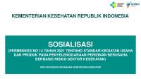 Sosialisasi PMK 14-2021