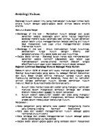 Sosiologi Hukum Pascasarjana [PDF]