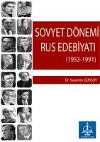 Sovyet Dönemi Rus Edebiyatı (1953-1991)
 9786057923271