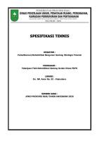 Spesifikasi Teknis Fisik Rehab Kantor PUPR [PDF]