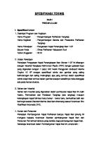 Spesifikasi Teknis KAPAL 1 GT