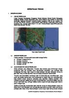 SPESIFIKASI TEKNIS Peningkatan Kunjir