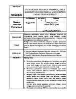 SPO Pelayanan Sediaan Farmasi, Alkes & BMHP Dengan Resep [PDF]