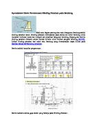 Spreadsheet Excel Perencanaan Dinding Penahan Pada Bendung