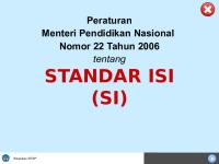 Standar Isi SD